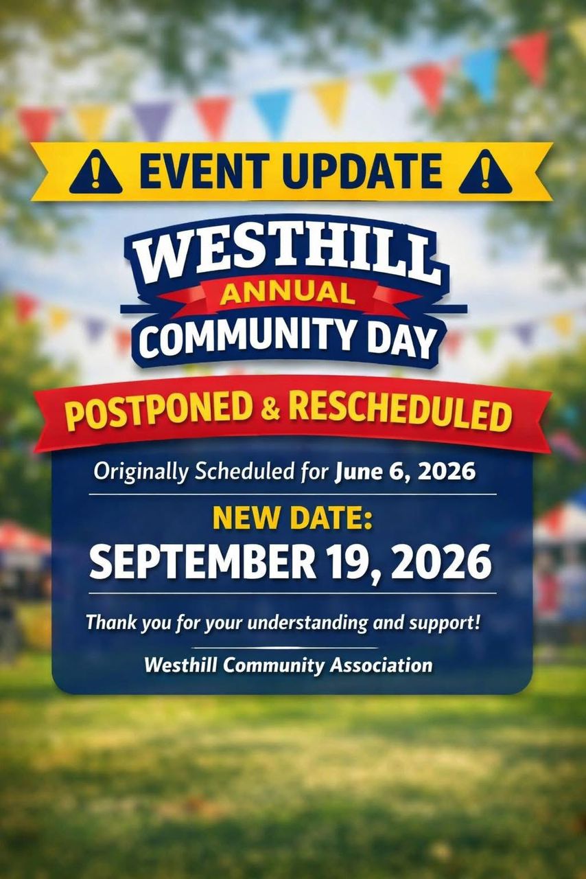 West Hill Community Day 2026 New Date Confirmed