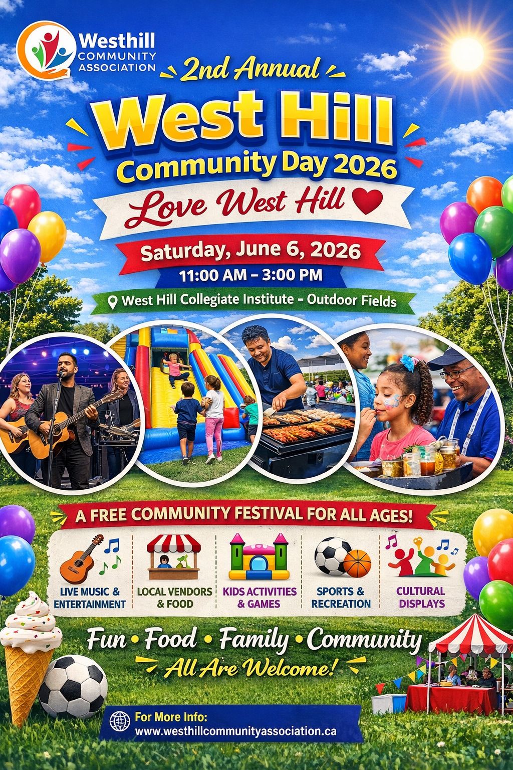 West Hill Community Association 2nd Annual Family Day