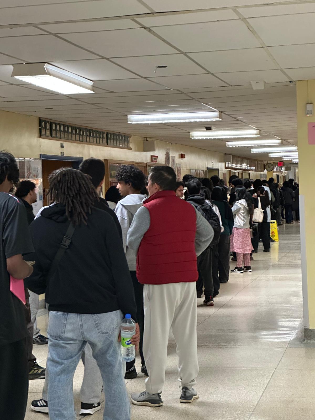 Job Seekers and Recruiters Connecting at West Hill Job Fair