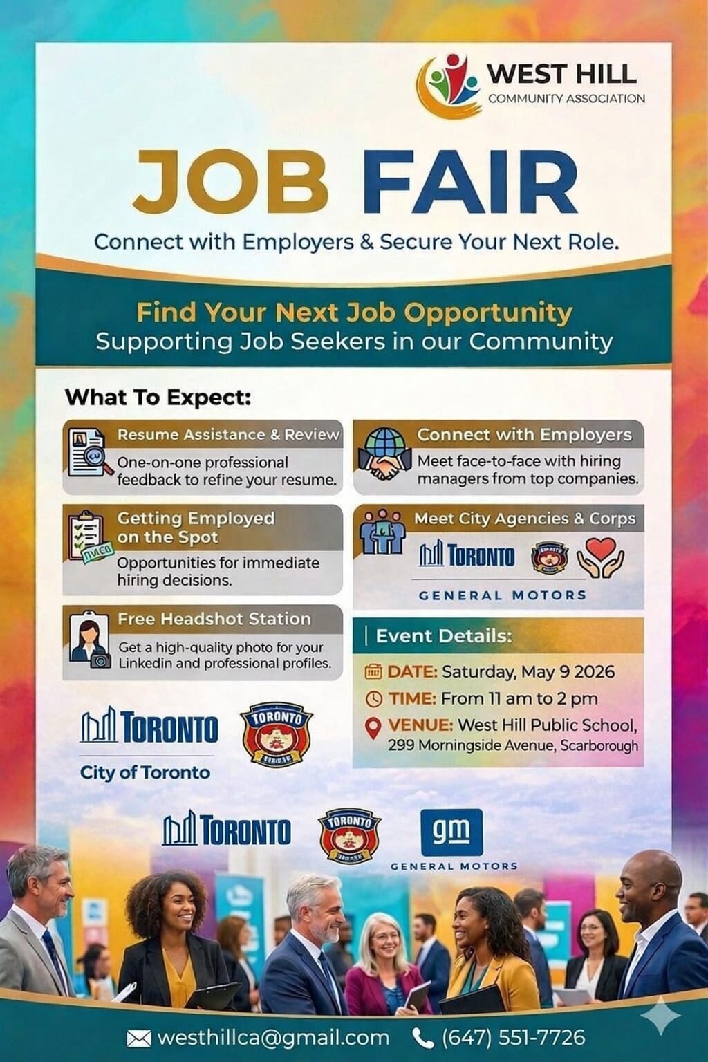 West Hill Job Fair 2026 Flyer