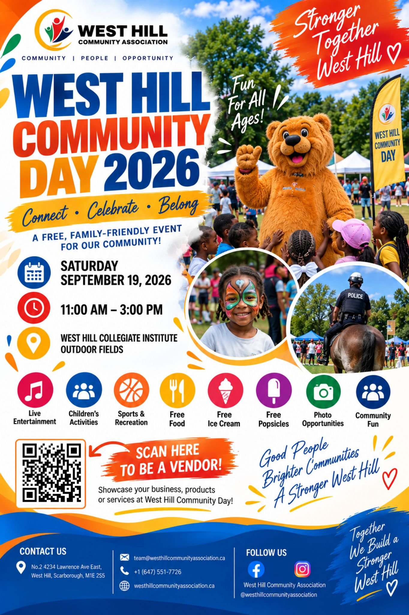 West Hill Community Day 2026 – New Date Confirmed
